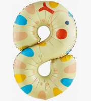 ШАР-ЦИФРА 8 фольга, животн. купить оптом и в розницу ШАР-ЦИФРА 8 фольга, животн. купить оптом и в розницу на базе игрушек