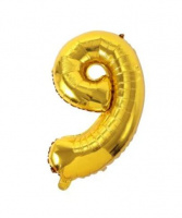 ШАР-ЦИФРА 9 фольга, золото купить оптом и в розницу ШАР-ЦИФРА 9 фольга, золото купить оптом и в розницу на базе игрушек
