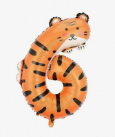 ШАР-ЦИФРА 6 фольга, животн. купить оптом и в розницу ШАР-ЦИФРА 6 фольга, животн. купить оптом и в розницу на базе игрушек