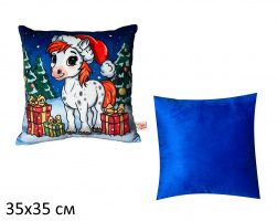 ПОДУШКА 35*35СМ ЛОШАДКА ДЫМКА (ВЕЛЮР, ПЕЧАТЬ) купить оптом и в розницу ПОДУШКА 35*35СМ ЛОШАДКА ДЫМКА (ВЕЛЮР, ПЕЧАТЬ) купить оптом и в розницу на базе игрушек