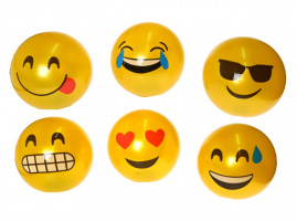 МЯЧ ПВХ НАДУВНОЙ СМАЙЛИКИ,7 ЦВЕТОВ,22СМ купить оптом и в розницу МЯЧ ПВХ НАДУВНОЙ СМАЙЛИКИ,7 ЦВЕТОВ,22СМ купить оптом и в розницу на базе игрушек